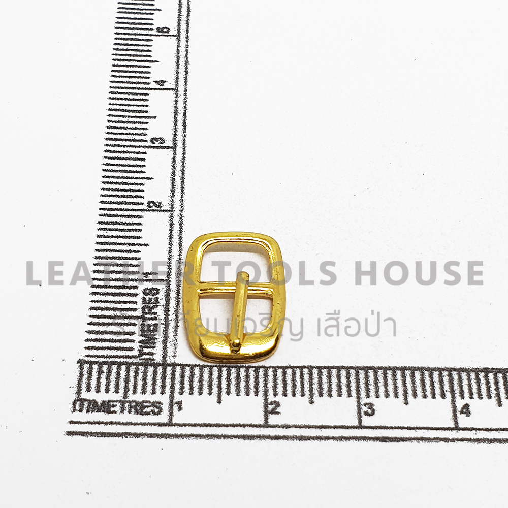 หัวเข็มขัด56188-8 เนื้อเหล็ก สีทอง ขนาด 8มิล 12ตัว