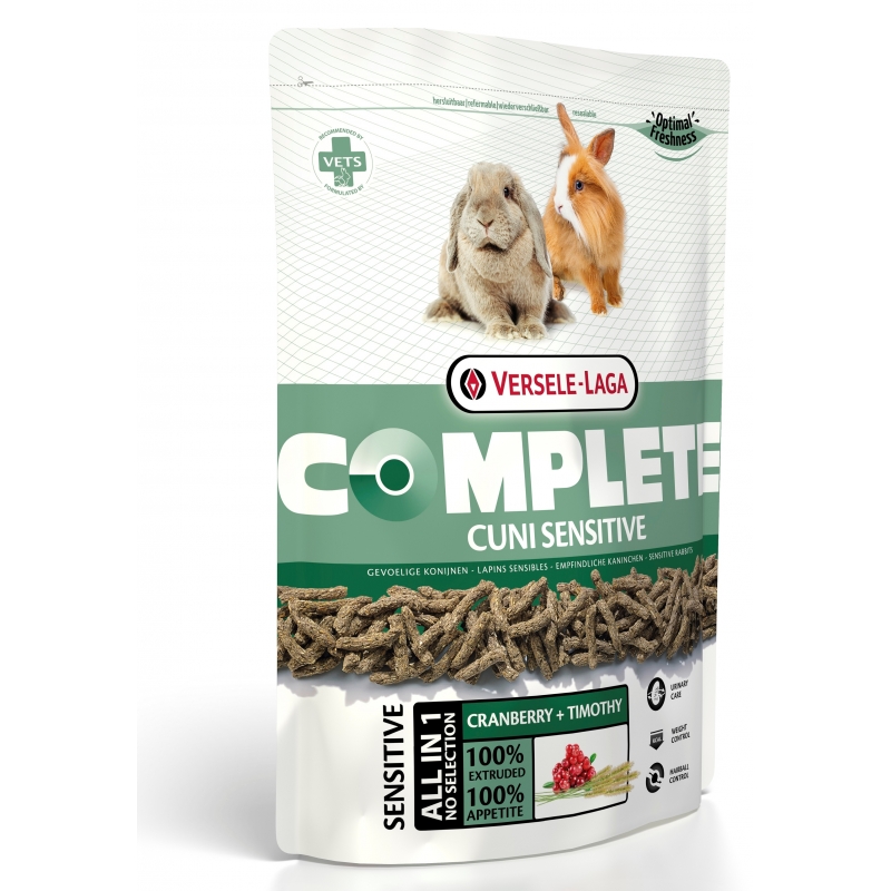 Versele Laga Cuni Sensitive Complete 500g เวอร์เซเลลากา คูนิ เซนซิทีฟ คอมพลีท 500 กรัม