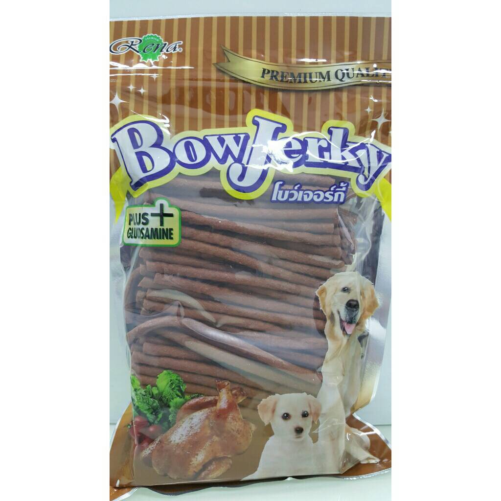 Bow jerky super soft Liver โบว์เจอร์กี้ รสตับ ขนาด 800 กรัม