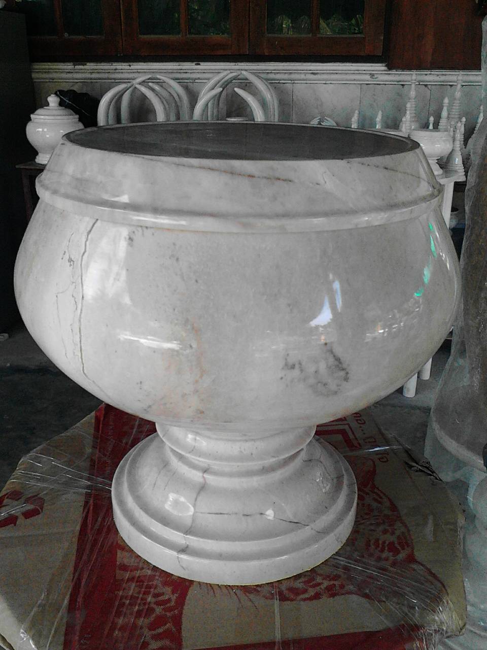 บาตรหินอ่อน ขนาด 9 นิ้ว