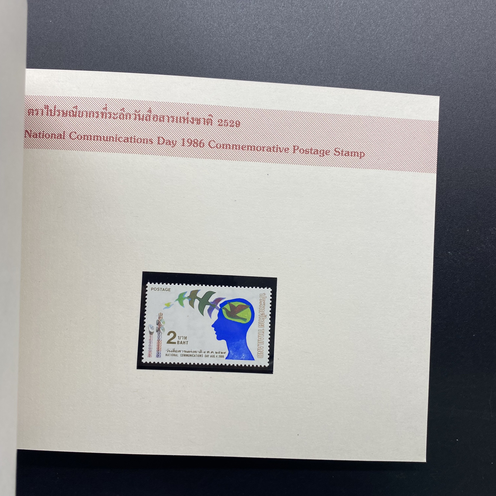 สมุดตราไปรษณียากรประจำปี 2529