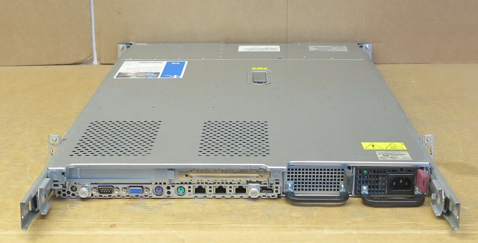 HP ProLiant DL360 G4 / CPU Xeon 3.60GHz / Ram 1GB PC2-3200R / No HDD / Power Supply 460W x2 / Card Smart Array 6i (Used) // สินค้ารับประกัน โดย บริษัท อะไหล่เซิร์ฟเวอร์ จำกัด