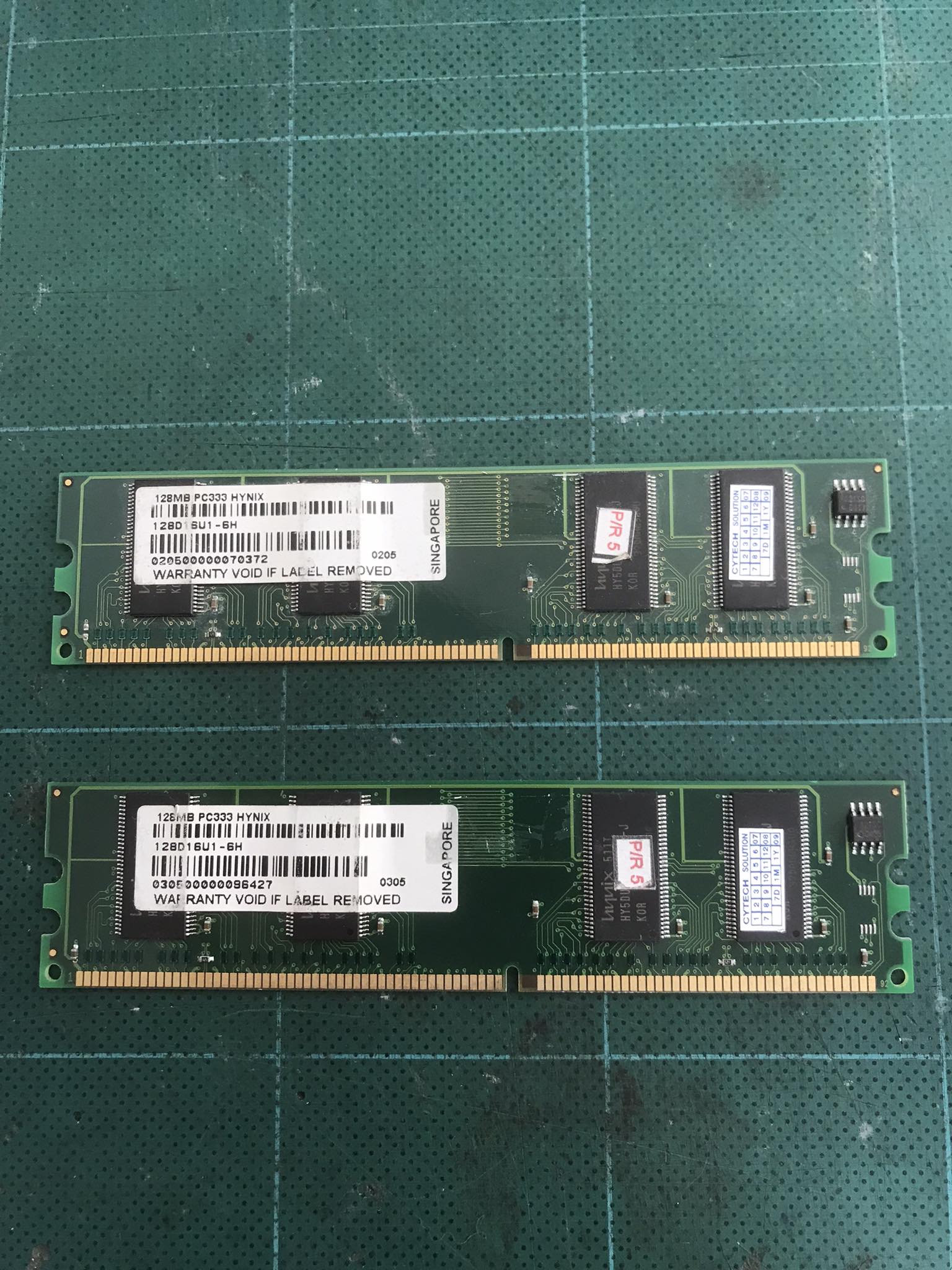 Hynix 128MB PC333 DDR SDRAM / 128D16U1-6H // (USED) สินค้ารับประกัน โดย บริษัท อะไหล่เซิร์ฟเวอร์ จำกัด