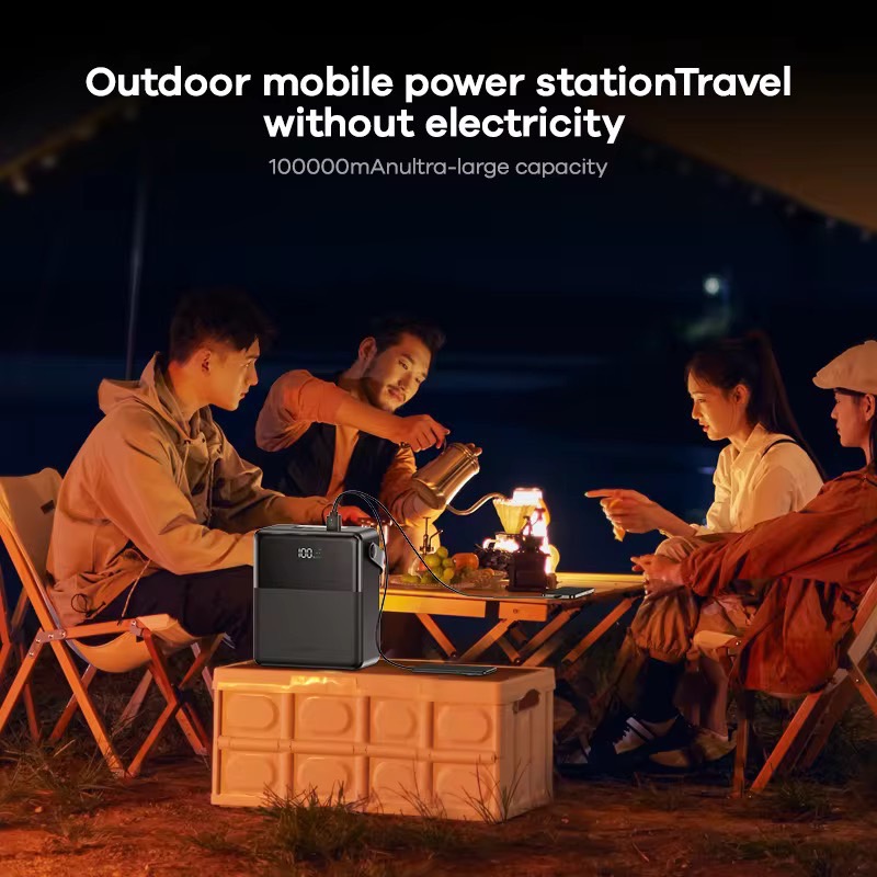 FP-1 PILOTEER 27W+22.5W FAST CHARGING LED LIGHT POWERBANK 100000mAh