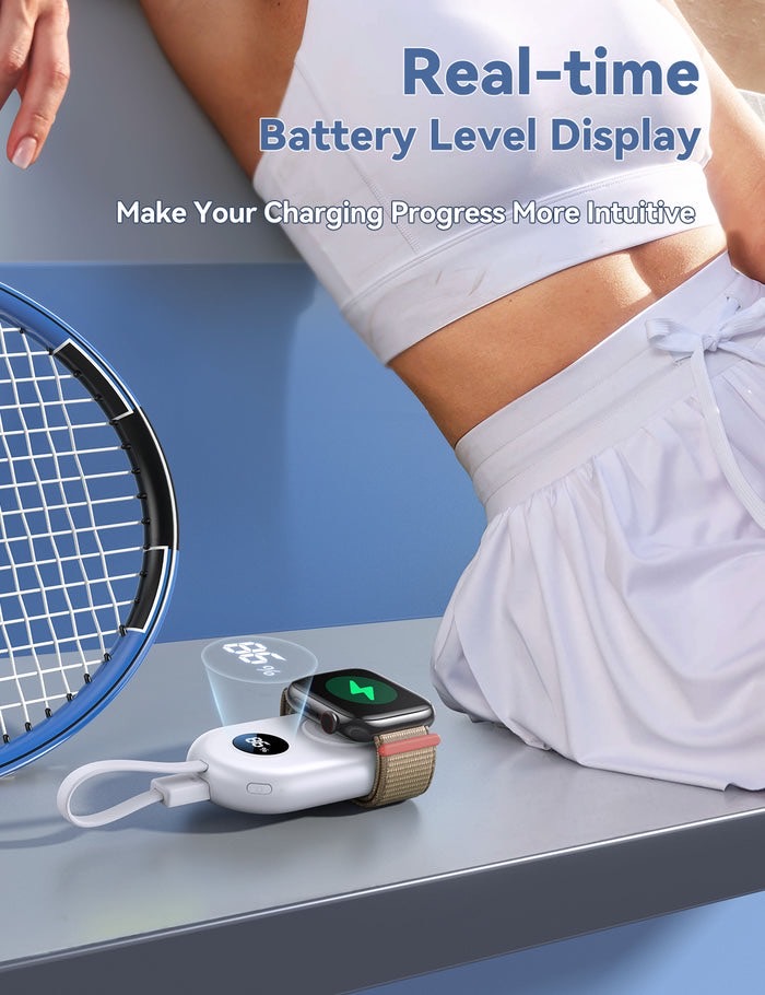 JR-W09 2500mAh PORTABLE WIRELESS WATCH CHARGER