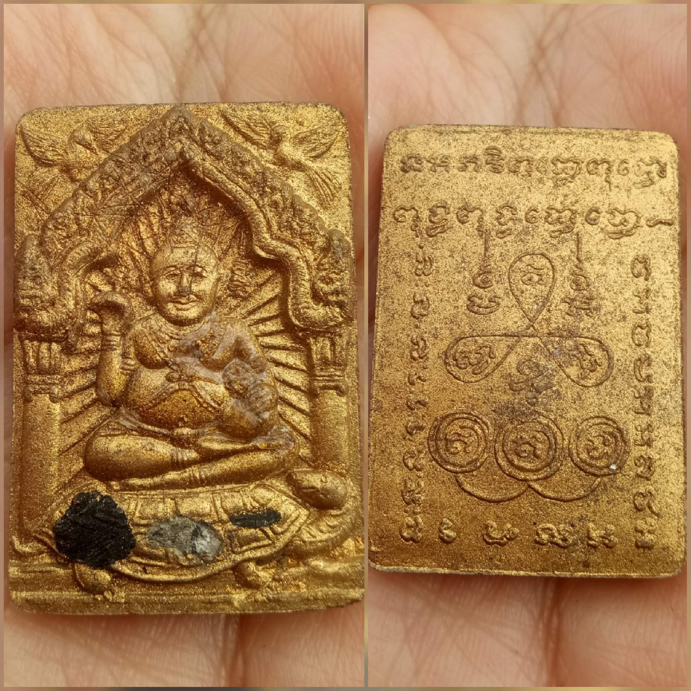 กุมารทองกวักทรัพย์ หลวงพ่อดำ วัดสันติธรรม จ.สระแก้ว