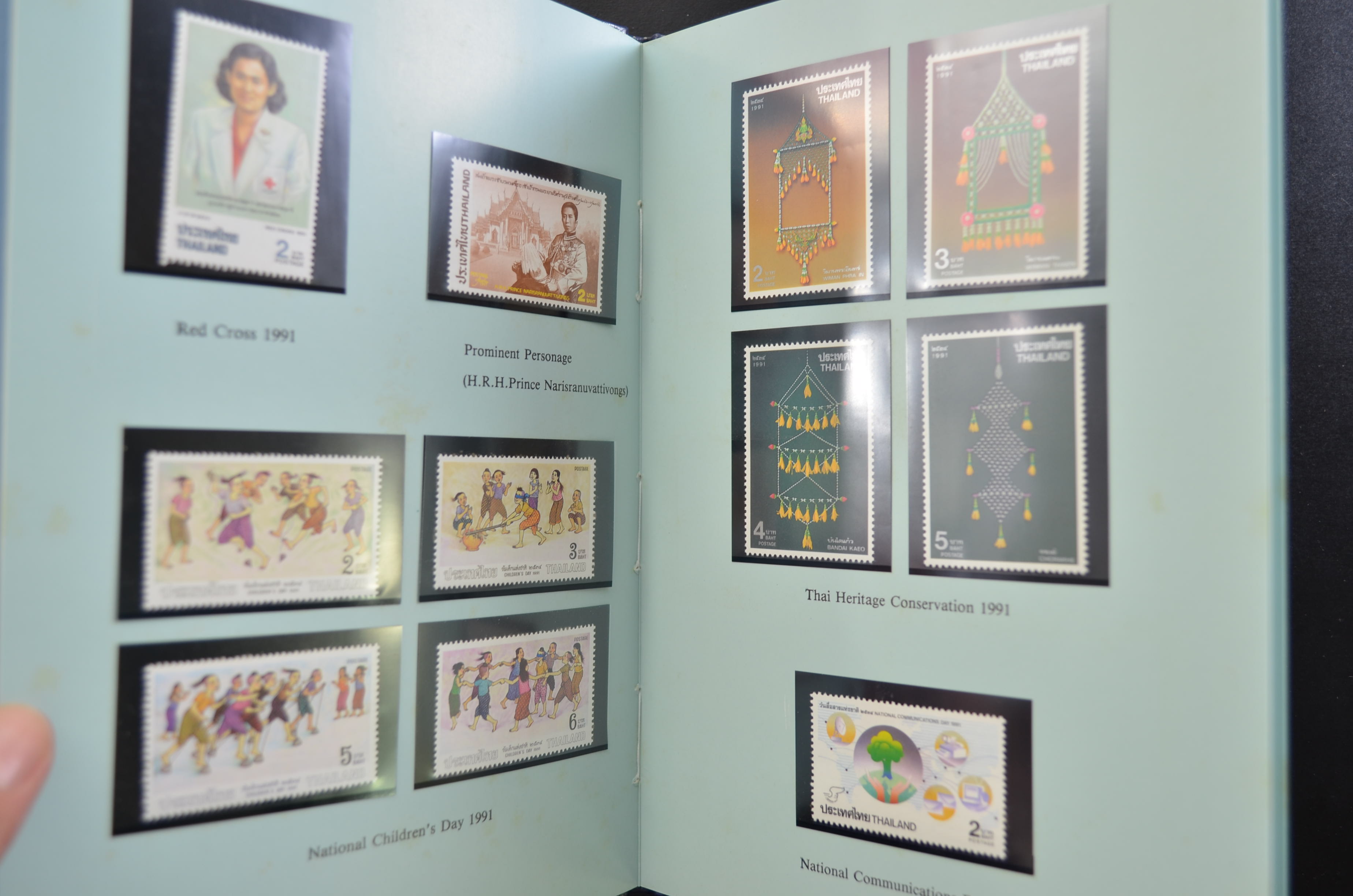 THAI POSTAGE STAMPS 1991(สมุดแสตมป์ ปี2534 ฉบับย่อ)