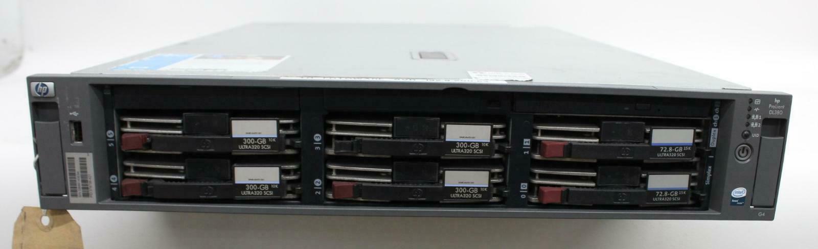 HP Compaq ProLiant DL380 G4 / HP DL380 G4 / CPU Xeon 3.60GHz x 2 / Ram 8GB PC2-3200R / Smart Array 6i / Power Supply 600W x 2 / No HDD / สินค้ารับประกัน โดย บริษัท อะไหล่เซิร์ฟเวอร์ จำกัด