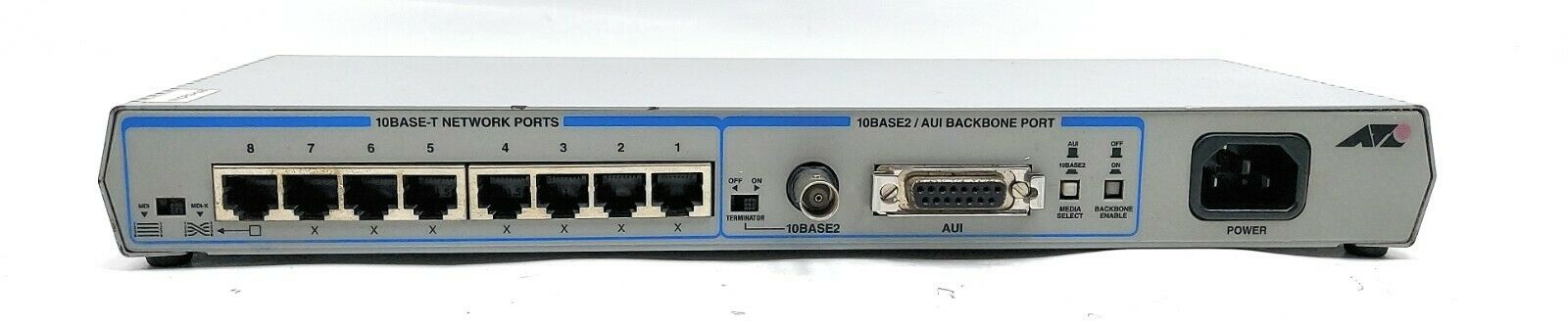 Allied Telesyn CenterCom AT-MR820TR Multiport Micro Hub/Repeater 8 Ports (Used) // สินค้ารับประกัน โดย บริษัท อะไหล่เซิร์ฟเวอร์ จำกัด