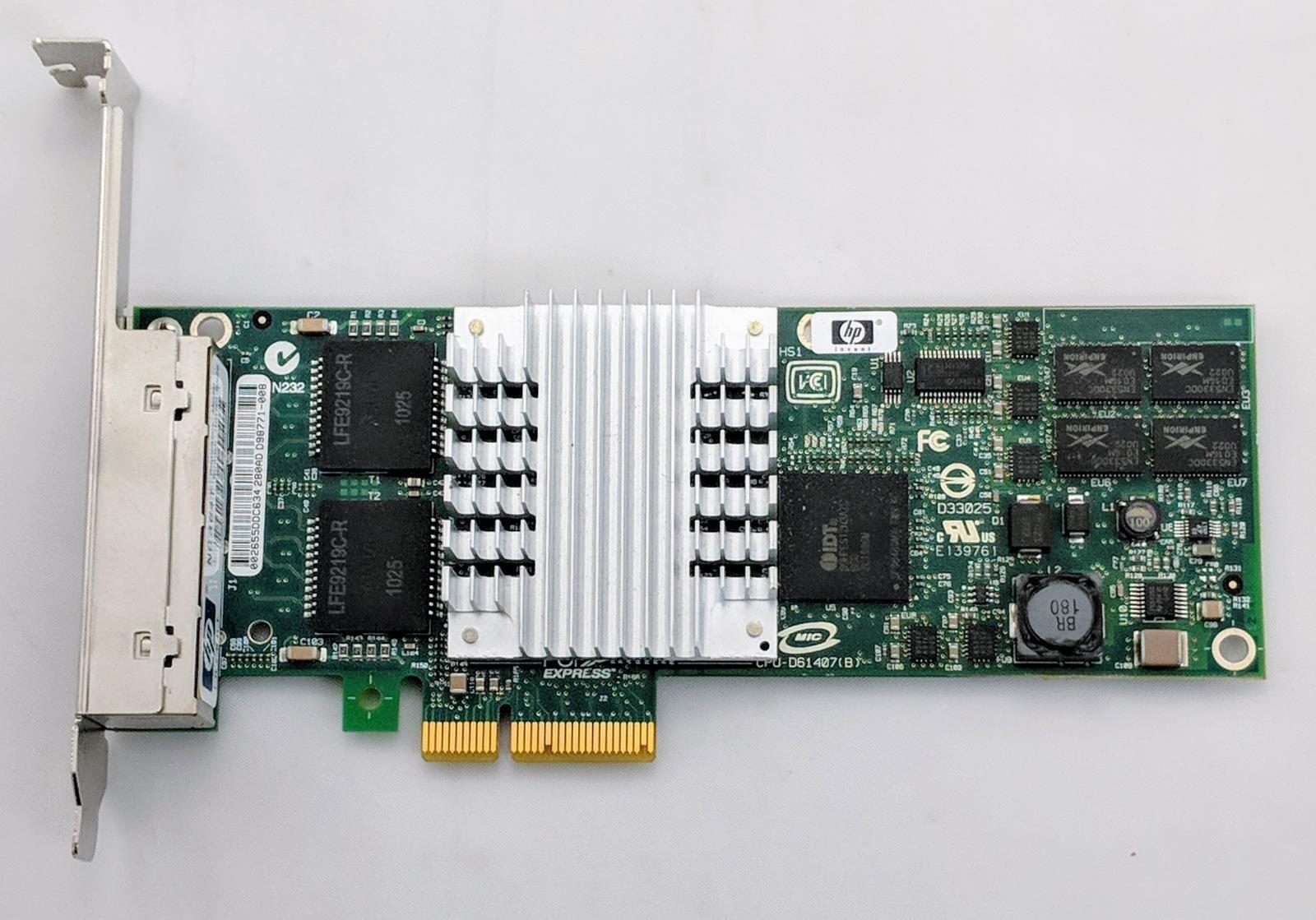 HP NC364T Quad Port Ethernet Adapter // 435506-003 / 436431-001 (Used) // สินค้ารับประกัน โดย บริษัท อะไหล่เซิร์ฟเวอร์ จำกัด