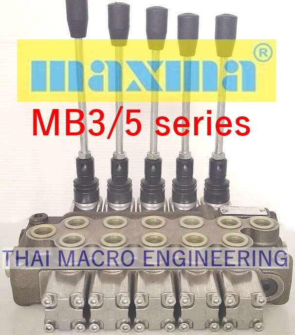 ไฮโดรลิคคอนโทรลวาล์ว(5แกน)hydraulic control valve maxma MB3/5U2 1A1L10(45L/min)(4,600Psi/315Bar)