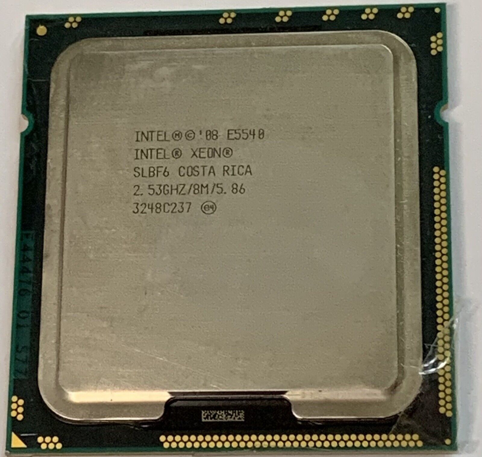 Intel Xeon E5540 2.53GHz/8M 5.86GT/s LGA1366 4-Core CPU Processor // SLBF6 (Used) // สินค้ารับประกัน โดย บริษัท อะไหล่เซิร์ฟเวอร์ จำกัด