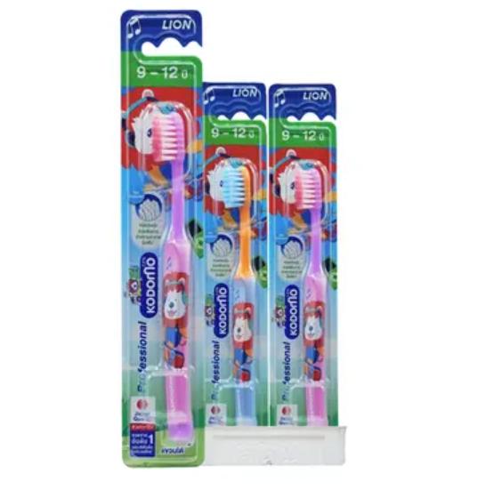โคโดโม แปรงสีฟันสําหรับเด็ก อายุ 9-12 ปี x 6 1