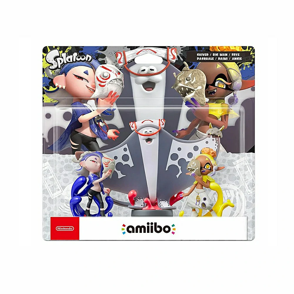 Amiibo : “Deep Cut Set (Shiver, Frye & Big Man)” Splatoon 3