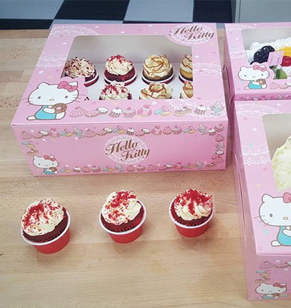 กล่องเค้ก 3 ปอน Hello Kitty