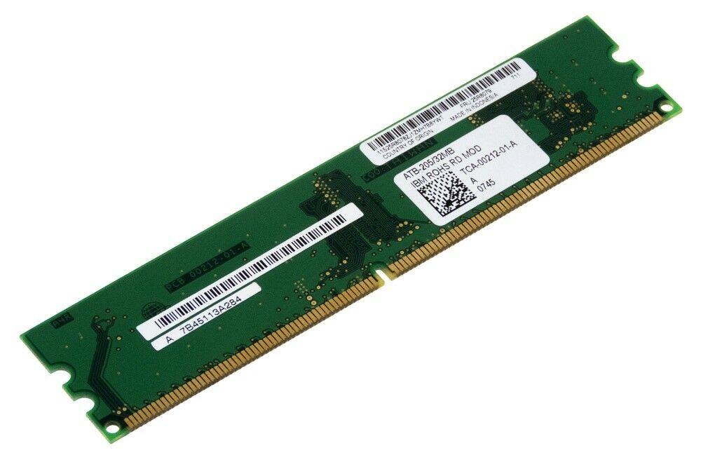 IBM Serveraid 8K-I Controller Cache Memory Adaptec ATB-205 32MB RAM / 25R8079 // (USED) สินค้ารับประกัน โดย บริษัท อะไหล่เซิร์ฟเวอร์ จำกัด