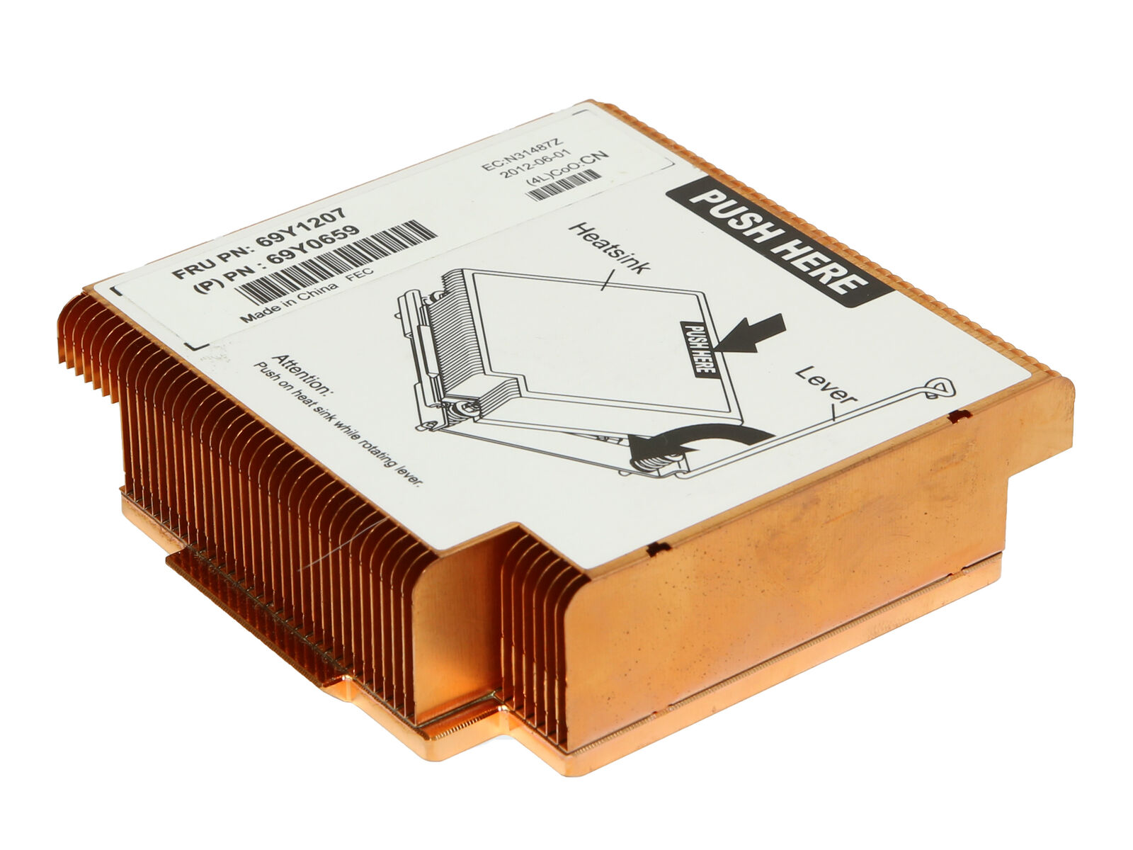 IBM System X3550 M3 X3650 M3 CPU Heatsink / 69Y1207 (Used) // สินค้ารับประกัน โดย บริษัท อะไหล่เซิร์ฟเวอร์ จำกัด