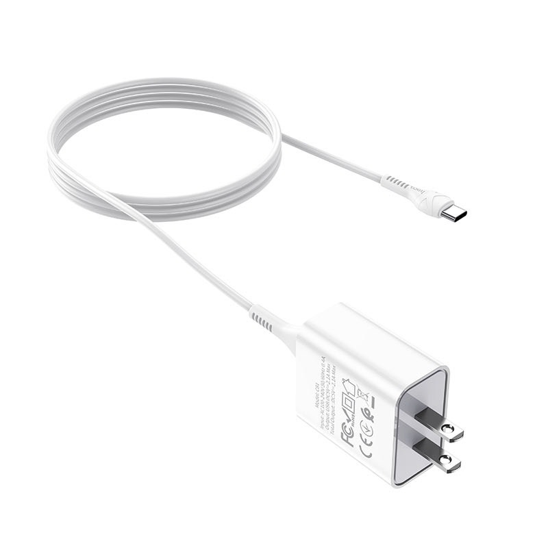 C81 ASOMBROSO SINGLE PORT CHARGER SET (MICRO,LIGHTNING,TYPE-C)