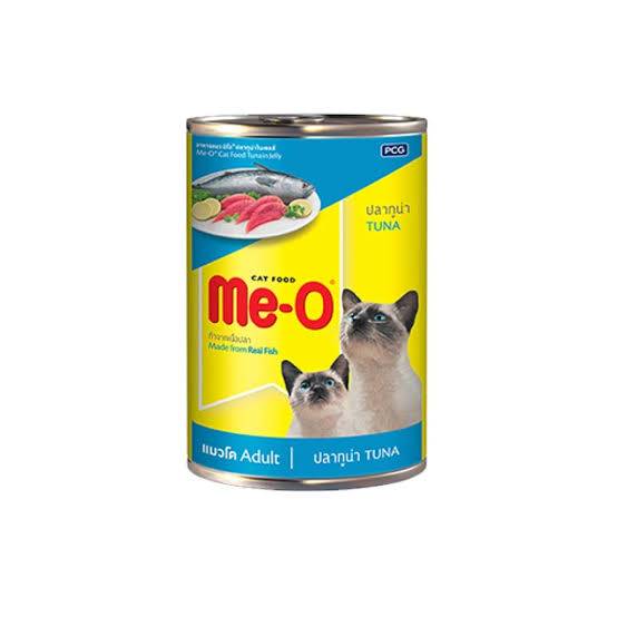 Me-O มีโอ อาหารเปียกแมวแบบกระป๋อง สูตรปลาทูน่า 400 กรัม