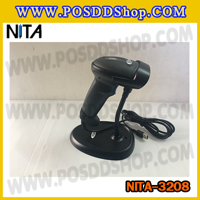 ฺBarcode scanner NITA 3208 2D เครื่องอ่านบาร์โค้ด เครื่องสแกนสินค้า เครื่อง Scan Barcode เครื่องอ่านบาร์โค้ดแบบ 2D ยี่ห้อ NITA รุ่น 3208