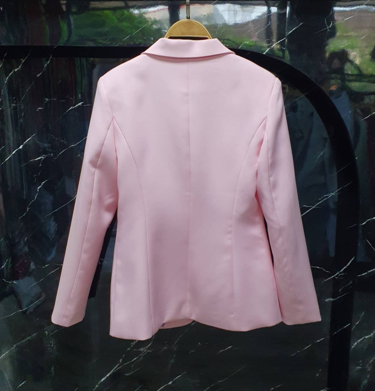 No.2349 เสื้อสูทผู้หญิง Richy V.2 สีฟ้าอ่อน/สีเขียวอ่อน/สีชมพูอ่อน(ไม่รวมกางเกง)
