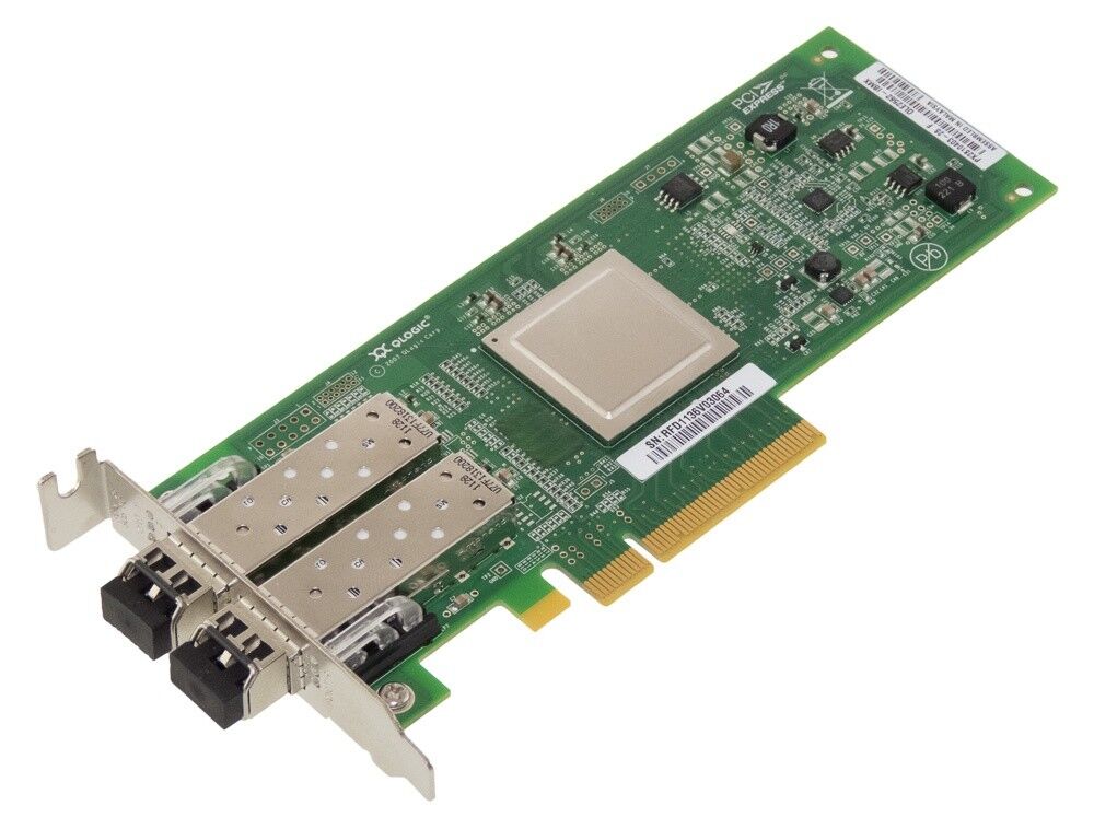 IBM QLogic Dual Port 8GB QLE2562 Fibre Channel Adapter // 42D0516 / QLE2562 (Used) // สินค้ารับประกัน โดย บริษัท อะไหล่เซิร์ฟเวอร์ จำกัด