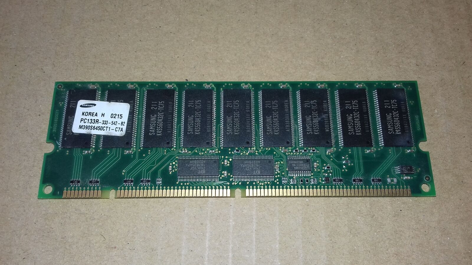 Samsung 512MB PC133R Reg ECC Memory Server SDRAM DIMM 168pin / M390S6450CT1-C7A // (USED) สินค้ารับประกัน โดย บริษัท อะไหล่เซิร์ฟเวอร์ จำกัด