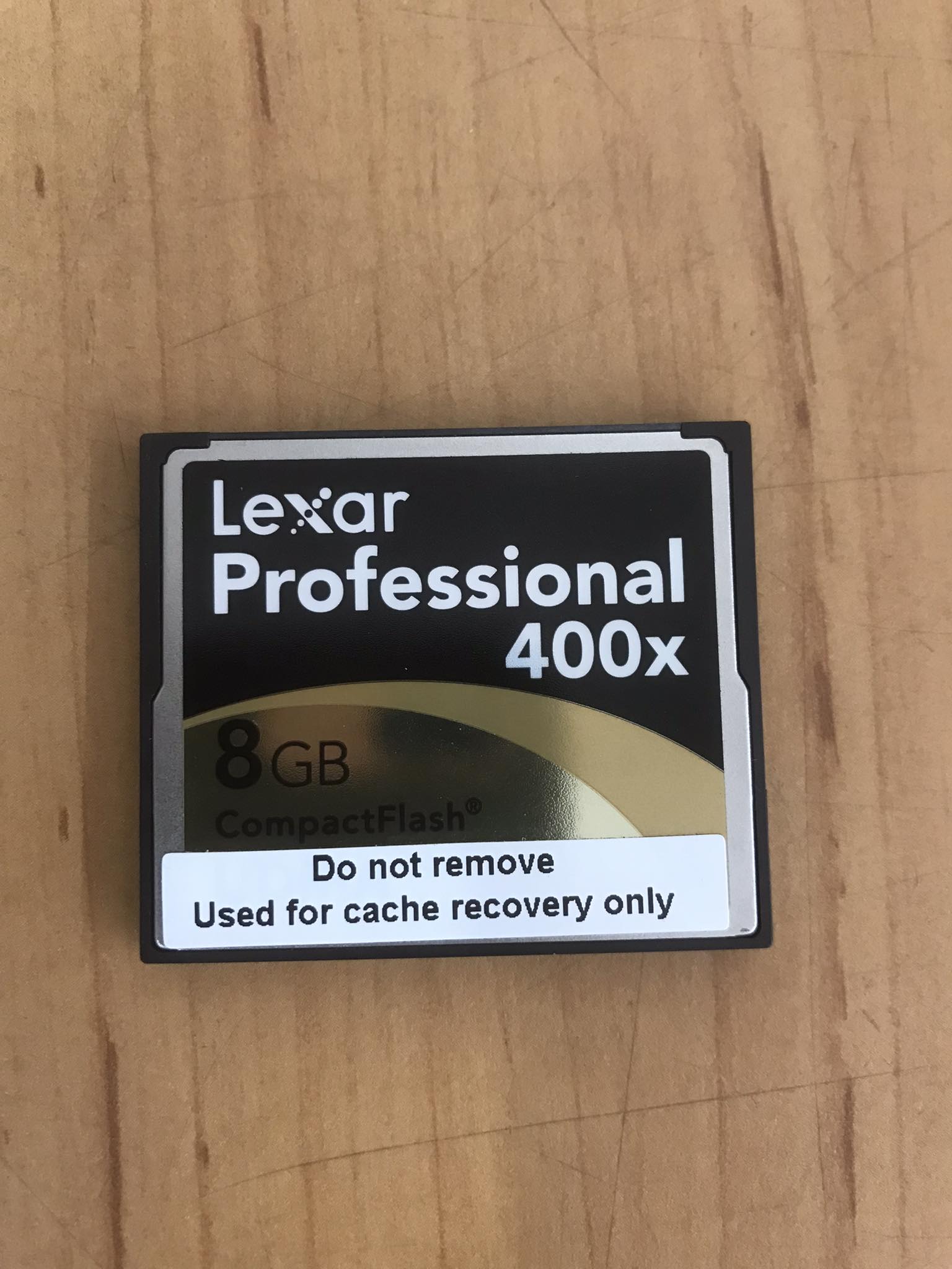 Lexar Professional 400X 8GB Compactflash For MSA P2000 G3 / 508-60729 (Used) // สินค้ารับประกัน โดย บริษัท อะไหล่เซิร์ฟเวอร์ จำกัด