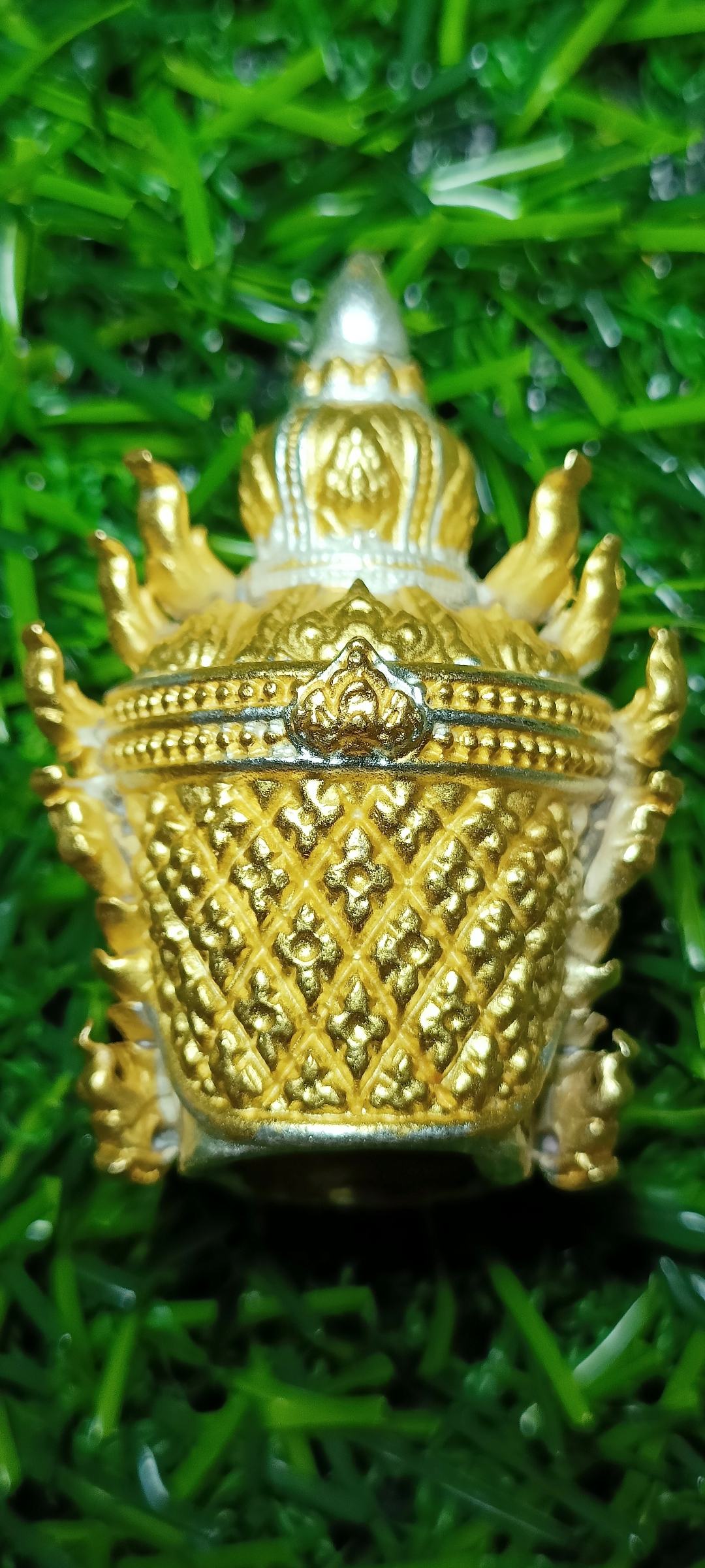 เศียรท้าวเวสสุวรรณ รุ่น บูชาครู เจ้าคุณพัฒน์ วัดห้วยด้วน ปี 65 เนื้อ 2K