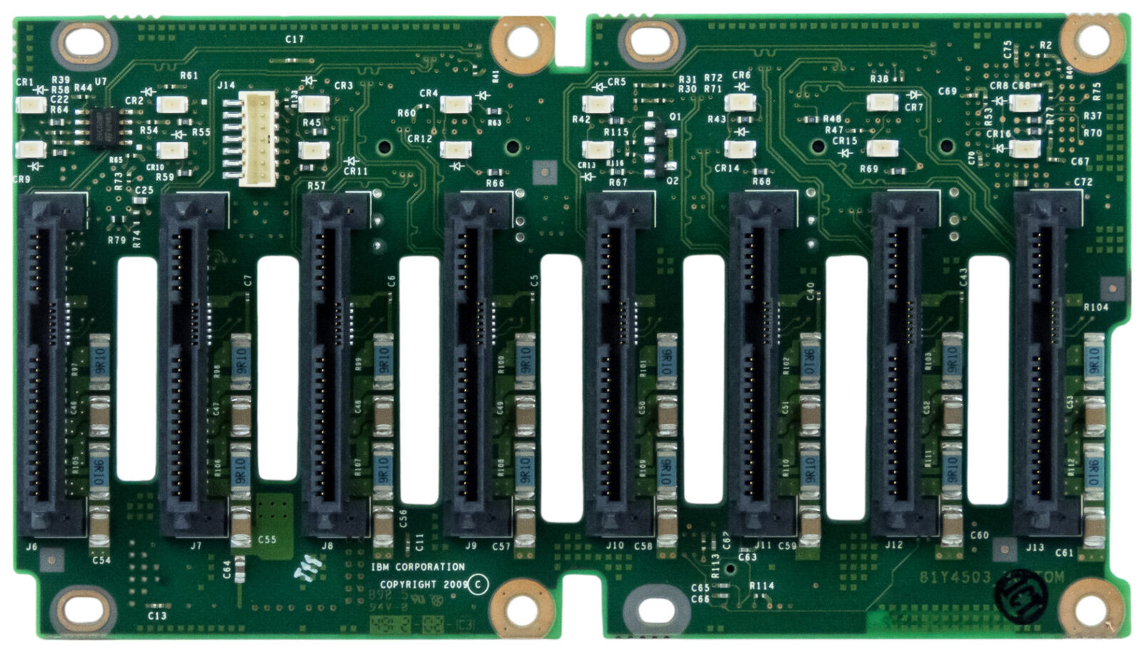 IBM X3500M4 X3650M4 SAS SATA HDD Hard Drive Backplane / 94Y7751 / 46C9089 (Used) // สินค้ารับประกัน โดย บริษัท อะไหล่เซิร์ฟเวอร์ จำกัด