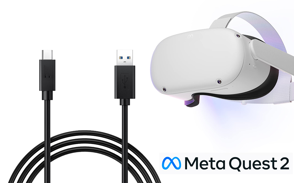 Meta Quest 2 : USB A To USB C