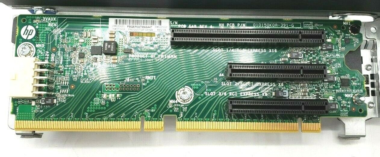 HP DL380p DL385p G8 1x16 2x8 PCI-e Riser Card Kit w/ Cage 662524-001 622219-001 (Used) // สินค้ารับประกัน โดย บริษัท อะไหล่เซิร์ฟเวอร์ จำกัด