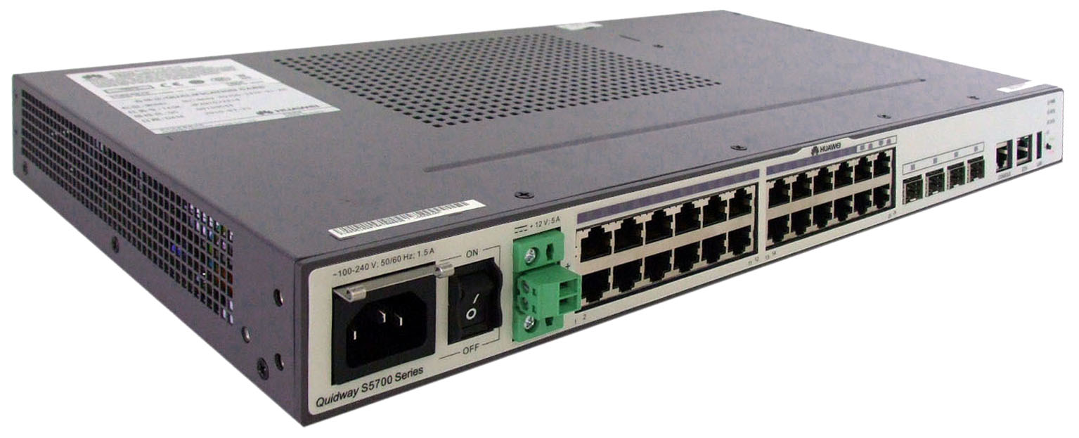 S5700-24TP-SI-AC 02352360 Huawei Quidway S5700 Switch 20 10/100/1000 Base-T AC 110/220V สินค้ารับประกัน โดย บริษัท อะไหล่เซิร์ฟเวอร์ จำกัด