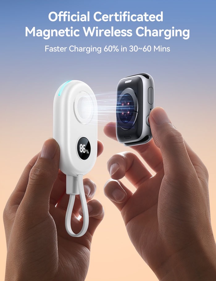 JR-W09 2500mAh PORTABLE WIRELESS WATCH CHARGER