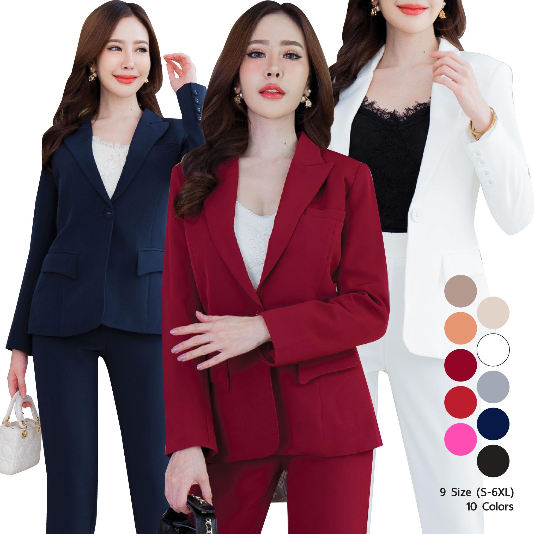 NO.2326 Wealthy เสื้อสูทผู้หญิง S-6XL (เฉพาะเสื้อสูท)