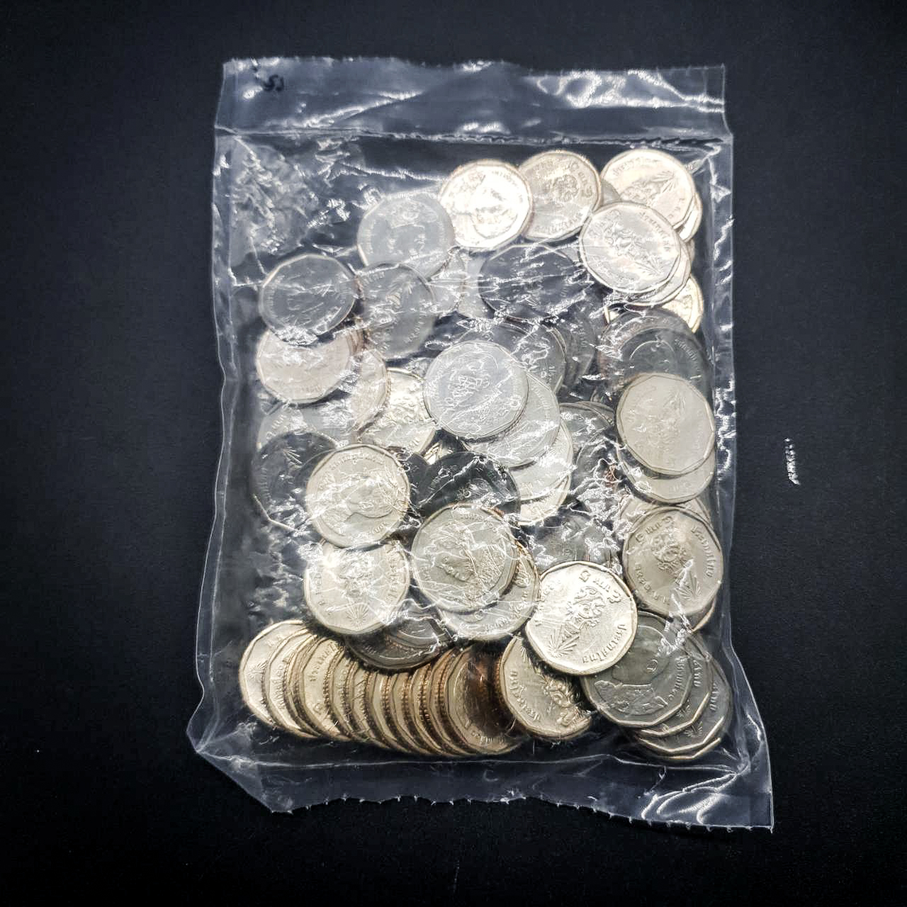 เหรียญ 5บาท ปี2562 ยกถุง 100 เหรียญ