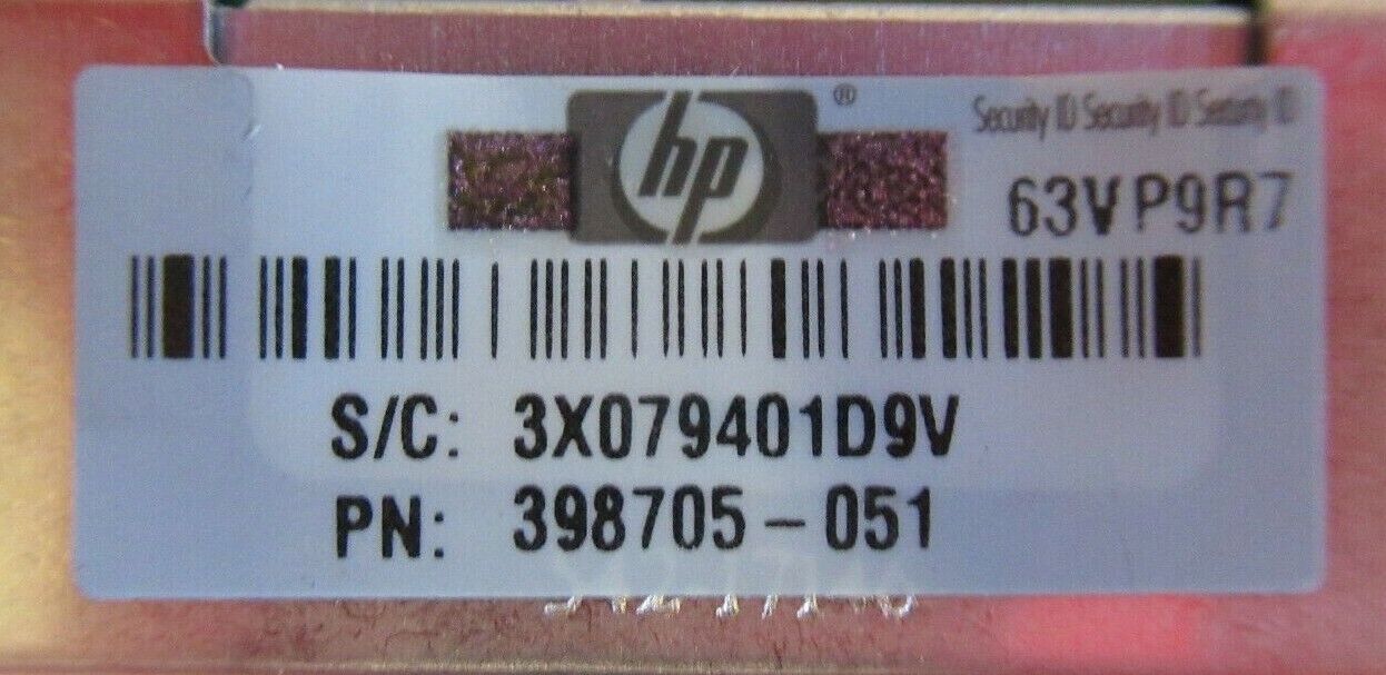 HP 512MB 1Rx8 PC25300 DDR2 ECC CL5 240P Ram / 398705-051 / 416470-001 (Used) // สินค้ารับประกัน โดย บริษัท อะไหล่เซิร์ฟเวอร์ จำกัด