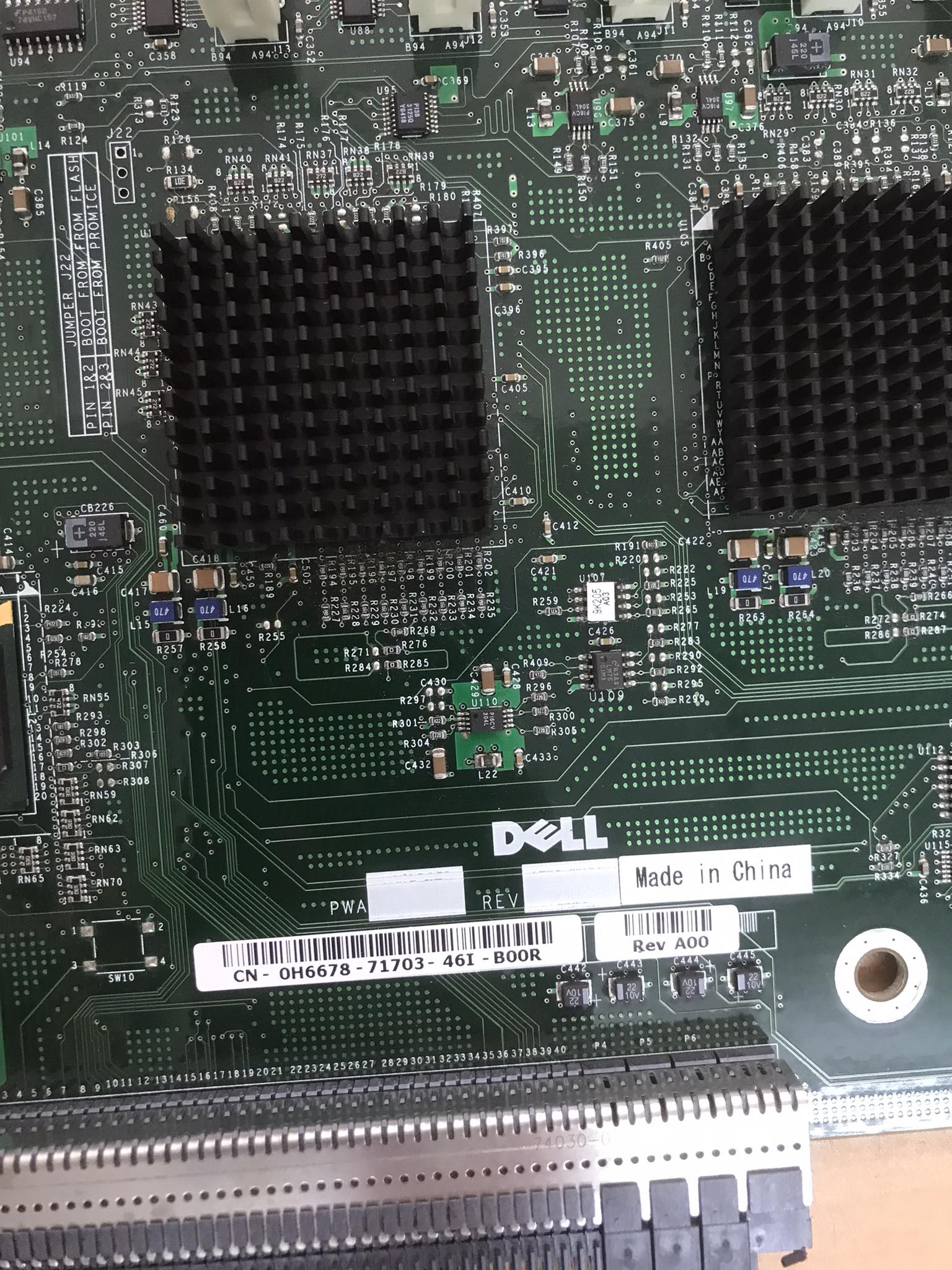 Dell Riser Board For PowerEdge 6600/6650 / 0H6678 (Used) // สินค้ารับประกัน โดย บริษัท อะไหล่เซิร์ฟเวอร์ จำกัด