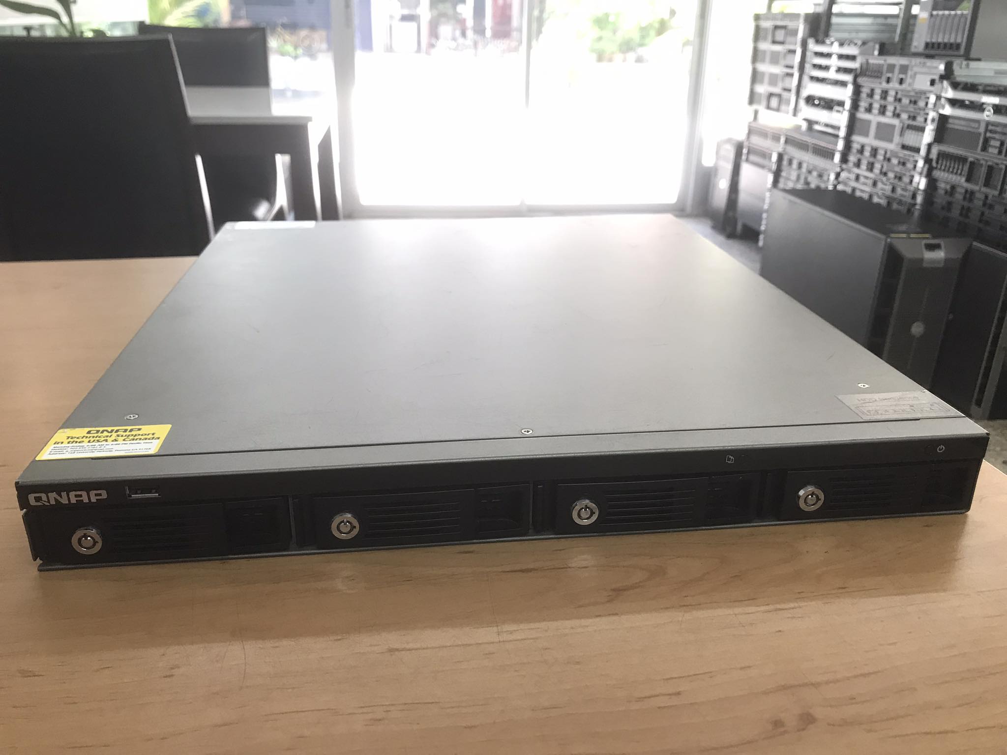 QNAP TS-470U-RP / CPU Intel Cove i5-3470S / Ram 8GB PC3-12800S / Hard Disk 4TB 6G SATA 3.5'' / Power Supply 250W x 2 (Used) // สินค้ารับประกัน โดย บริษัท อะไหล่เซิร์ฟเวอร์ จำกัด