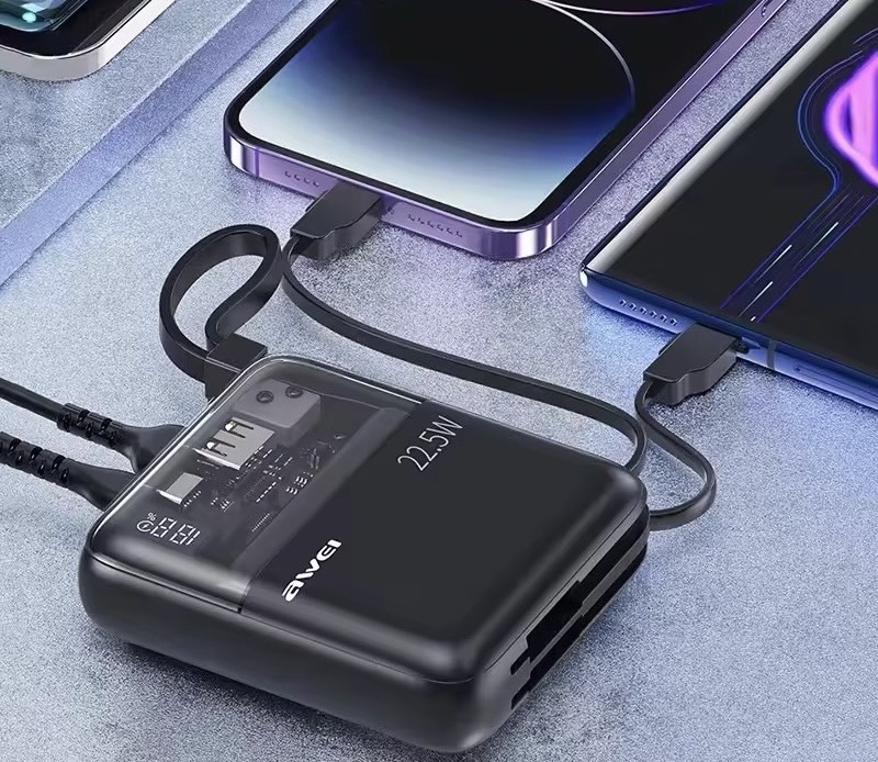 P149K MULTIPLE OUTPUT POWERBANK WITH CABLE 10000mAh