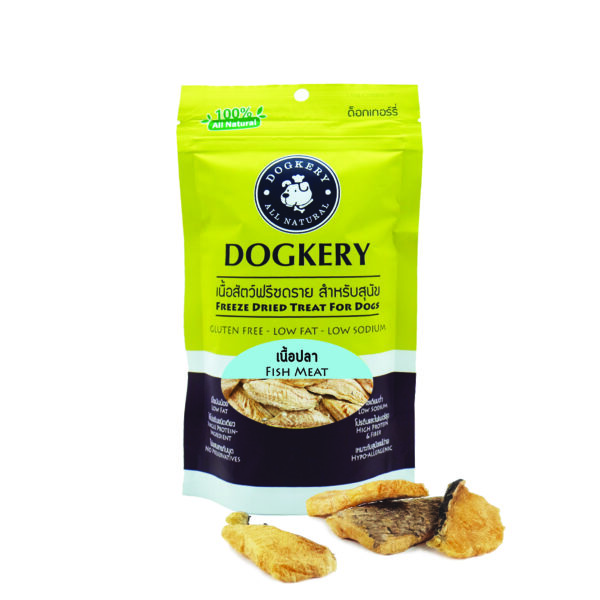 Dogkery เนื้อปลาทะเลแท้ ฟรีส-ดราย ขนาด 30 กรัม