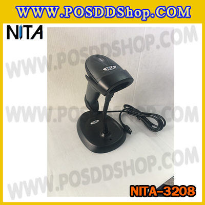 ฺBarcode scanner NITA 3208 2D เครื่องอ่านบาร์โค้ด เครื่องสแกนสินค้า เครื่อง Scan Barcode เครื่องอ่านบาร์โค้ดแบบ 2D ยี่ห้อ NITA รุ่น 3208