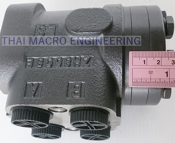 กระปุกพวงมาลัยไฮโดรลิคHSUS100/1-160-E(14mm.)(SAKAI SV512)