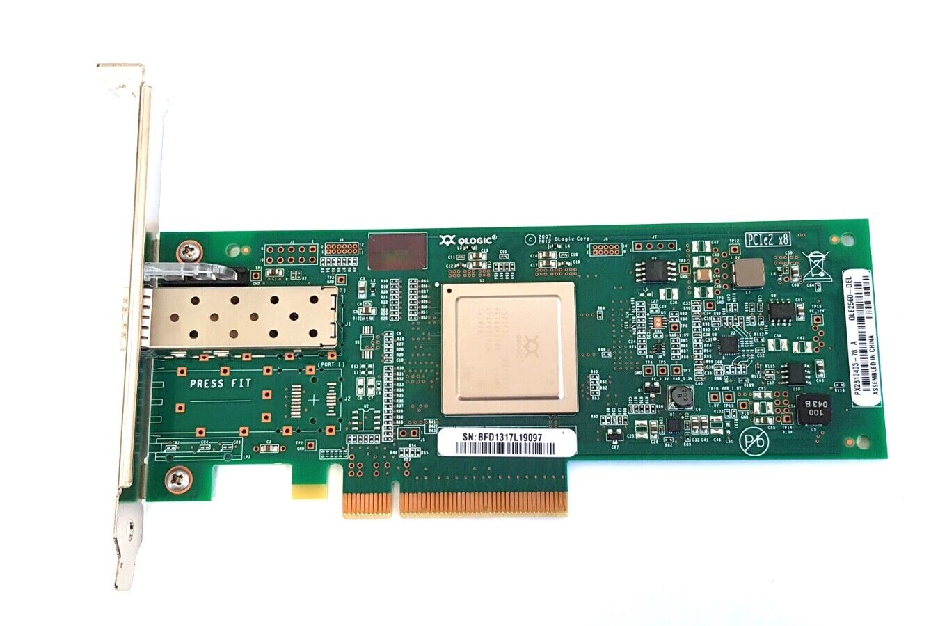 Dell QLogic QLE2560 PCI-E 8GB Fibre Channel Adapter PX2810403-78 // R1N53 / 0R1N53 (Used) // สินค้ารับประกัน โดย บริษัท อะไหล่เซิร์ฟเวอร์ จำกัด