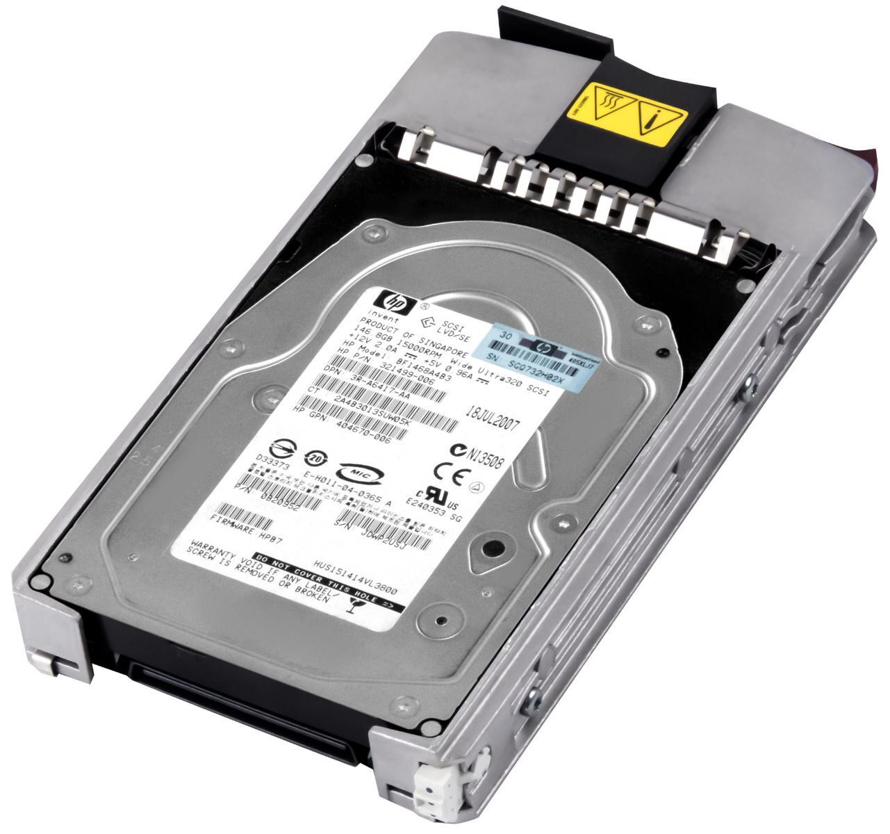 HP 146GB 15K 8MB SCSI U320 80-PIN 3.5" Hard Disk // BF1468A4B3 / HDD 321499-006 / GPN 404670-006 / 0B20952 / Tray 404712-001 (Used) // สินค้ารับประกัน โดย บริษัท อะไหล่เซิร์ฟเวอร์ จำกัด