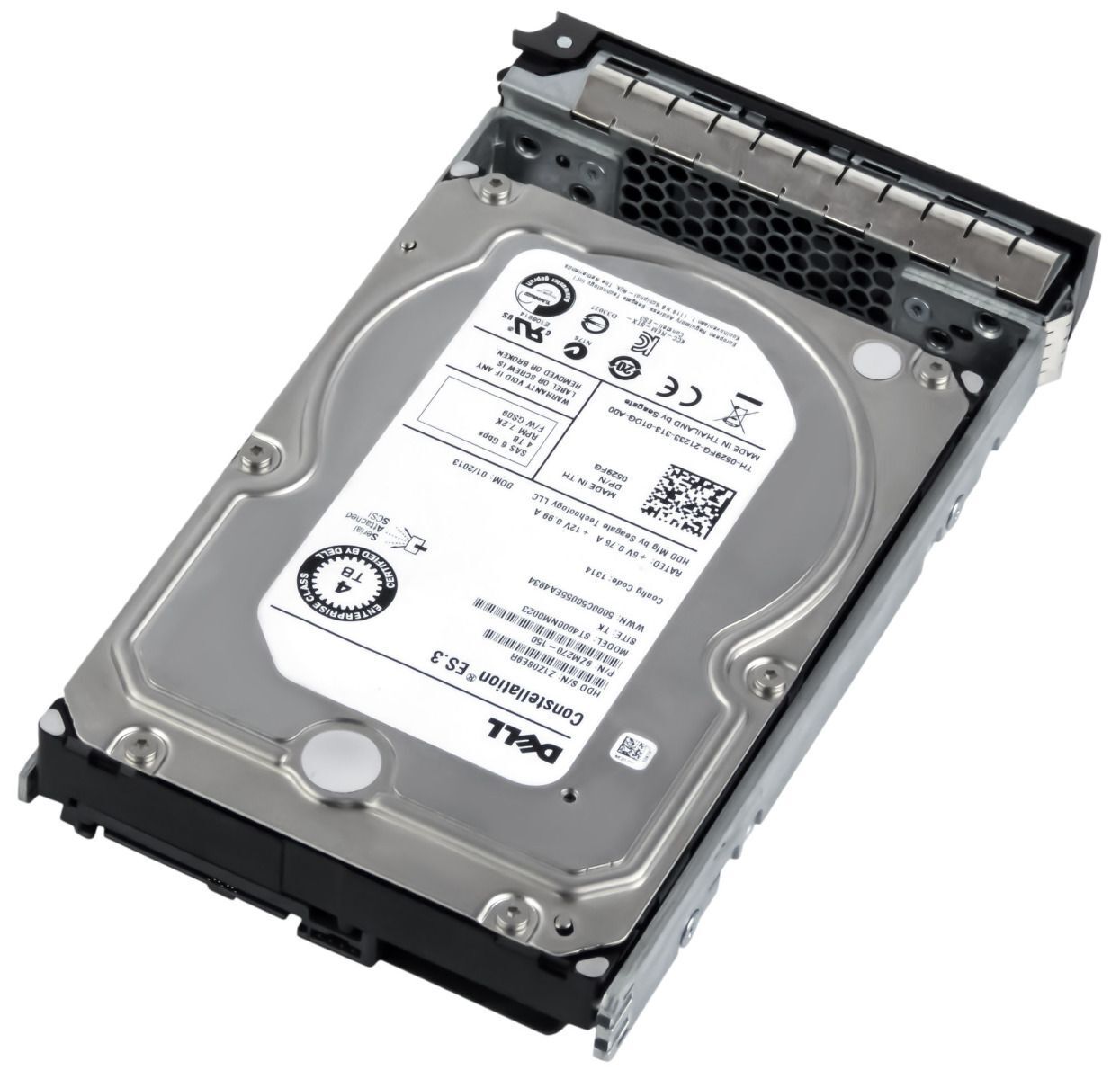 Dell 4TB 7.2K SAS 6G 128MB 3.5'' 0529FG 529FG ST4000NM0023 Hard Disk (New) // สินค้ารับประกัน โดย บริษัท อะไหล่เซิร์ฟเวอร์ จำกัด