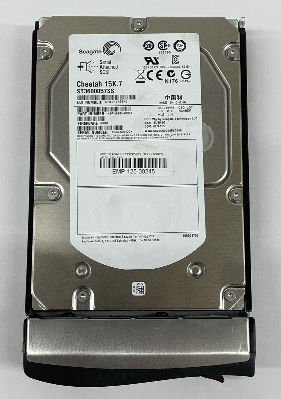 Seagate 9FN066-008 ST3600057SS Cheetah 15K.7 600GB 15K RPM 3.5" HDD สินค้ารับประกัน โดย บริษัท อะไหล่เซิร์ฟเวอร์ จำกัด
