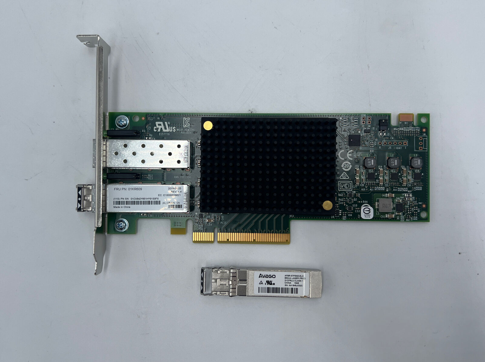 Lenovo Emulex LPe31002 16Gb Dual Port FC Host Bus Adapter // 01KR609 (Used) // สินค้ารับประกัน โดย บริษัท อะไหล่เซิร์ฟเวอร์ จำกัด