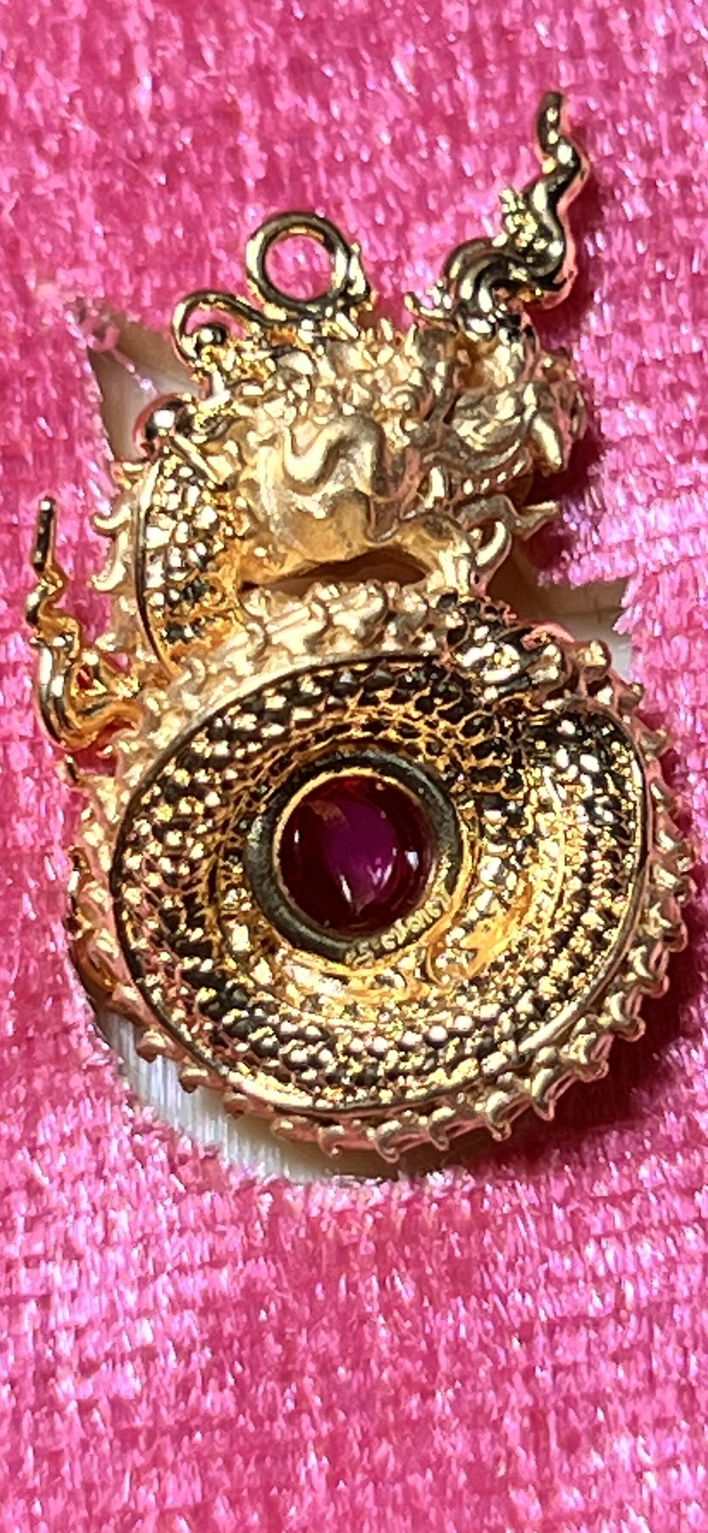 หนึ่งตำนาน ล้านความศรัทธาเเห่งลุ่มน้ำโขง จี้-มณีเศรษฐีนาคา วัดไทย จ.หนองคาย เนื้อสัมฤทธิ์ ชุบทองจิวเวลรี่