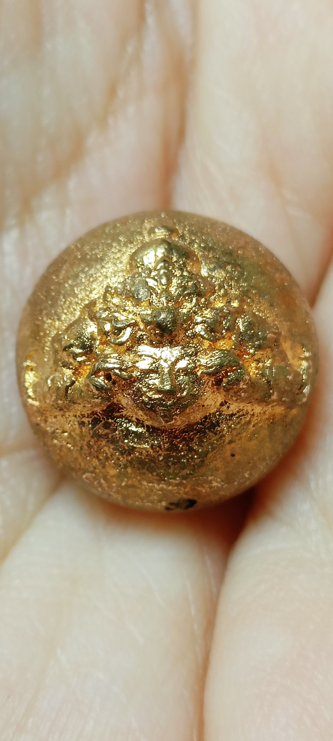 ลูกนิมิตพระราหู รุ่นโชคดี เนื้อชนวน สถาบันพยากรณ์ศาสตร์ (หมอลักษณ์) ปี 2562